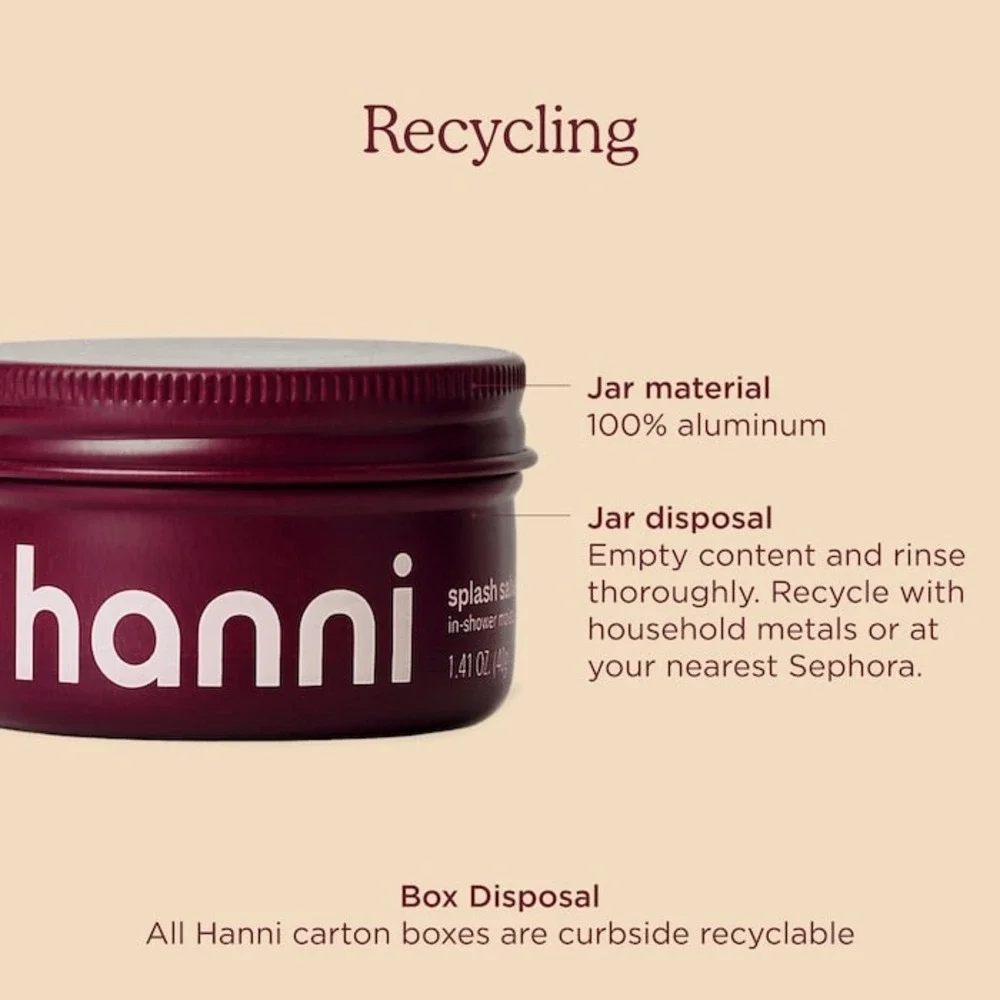 NEW Hanni Splash Salve In-Shower Deep Conditioning Body Balm 1.41oz 40g